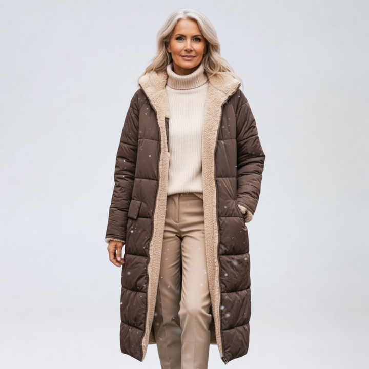 Winter coat front view