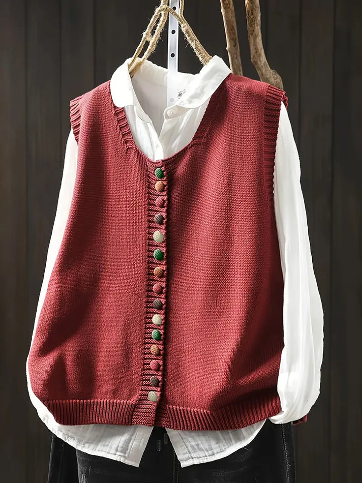 Nadia™ | Sleeveles Cardigan