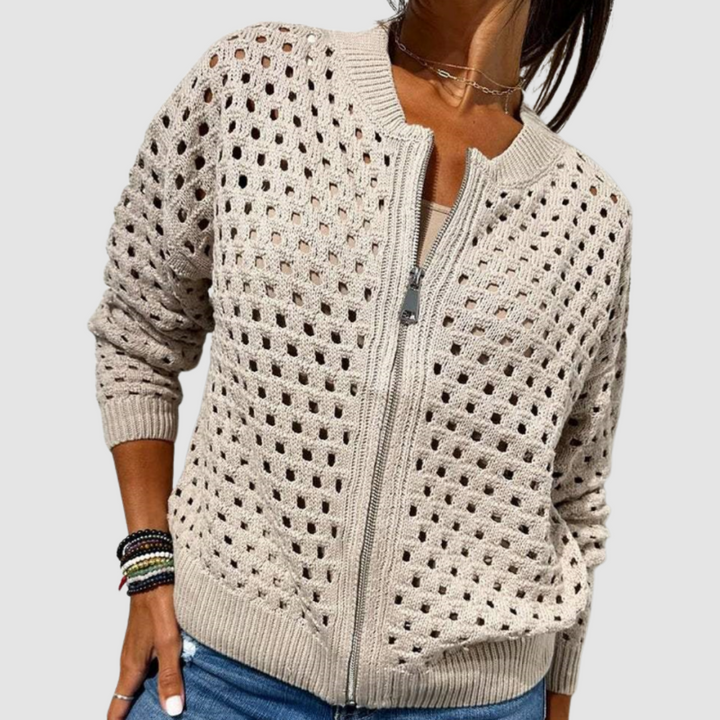 Désirée | Premium Openwork Cardigan with Closure