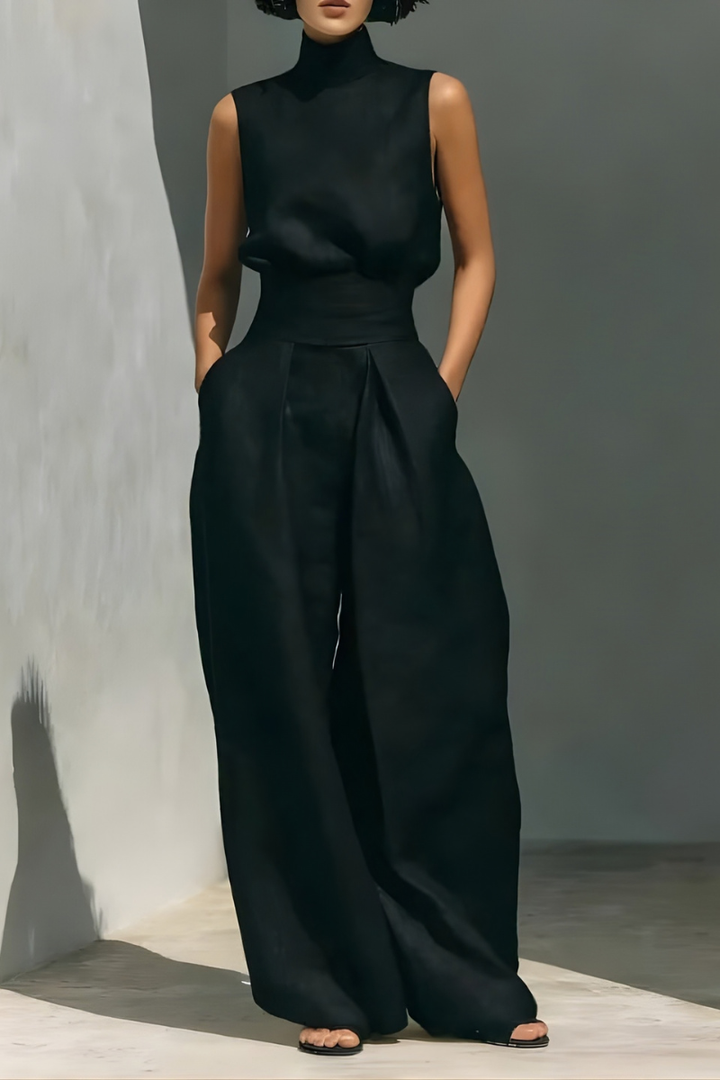 Nerina™ | Sleeveless Wide-Leg Jumpsuit
