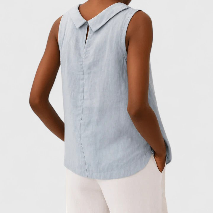 MIA – CLASSIC EASE SLEEVELESS BLOUSE