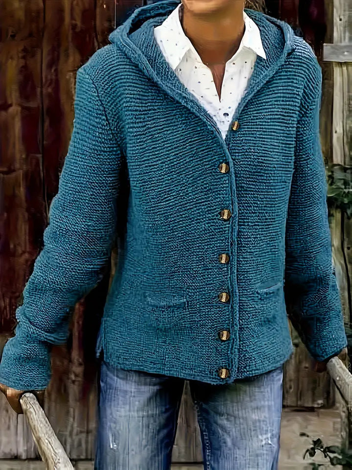 Gladys | Long-Sleeves Cardigan Hoodie