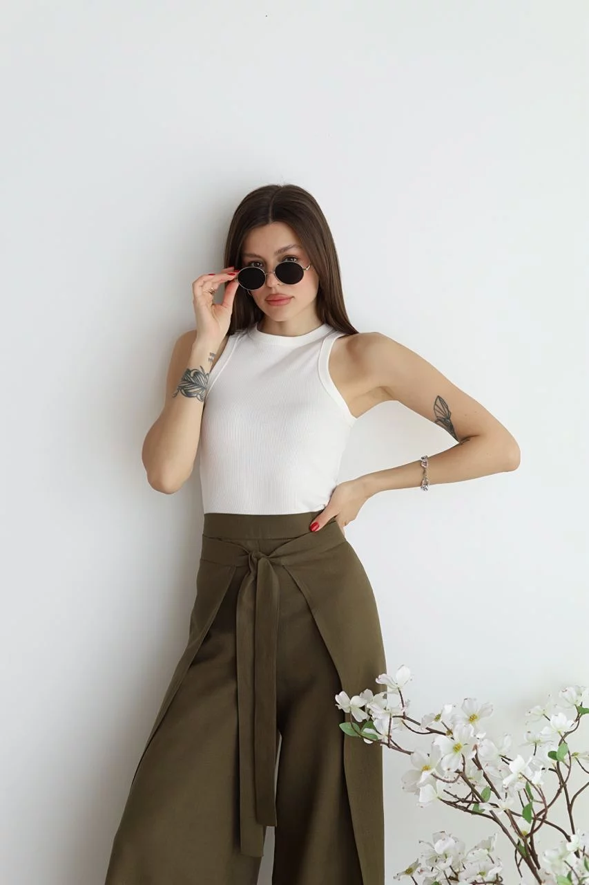 Maelis™ | Wide Linen Trousers
