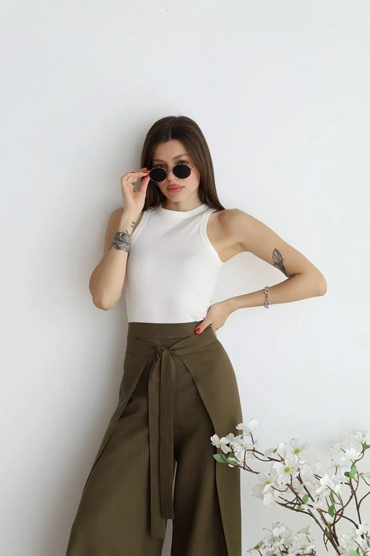 Maelis™ | Wide Linen Trousers