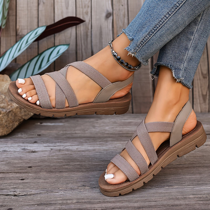 Ruth | Comfortable Support Strap Sandals with Stable Sole