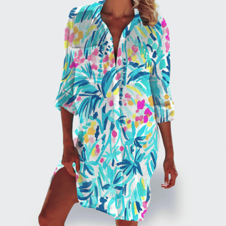 Tessa – Vibrant Print Shirt