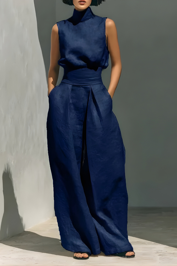 Nerina™ | Sleeveless Wide-Leg Jumpsuit