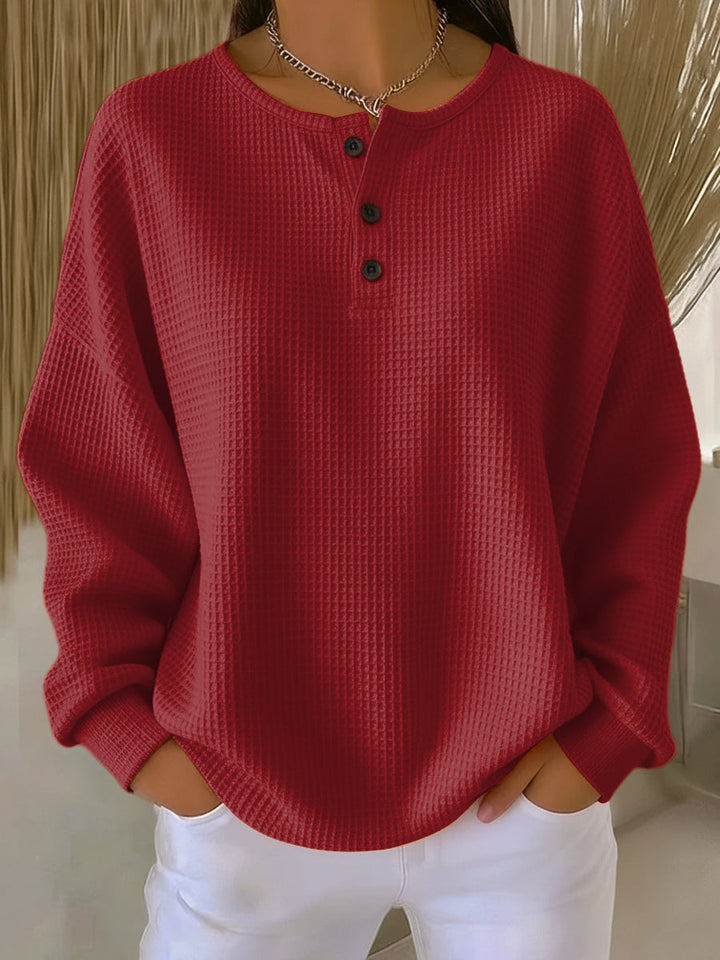 Annelie™ | Stylish, casual Henley top