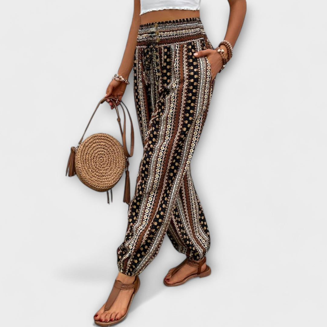 Elowen™ | Ethnic Print Pants