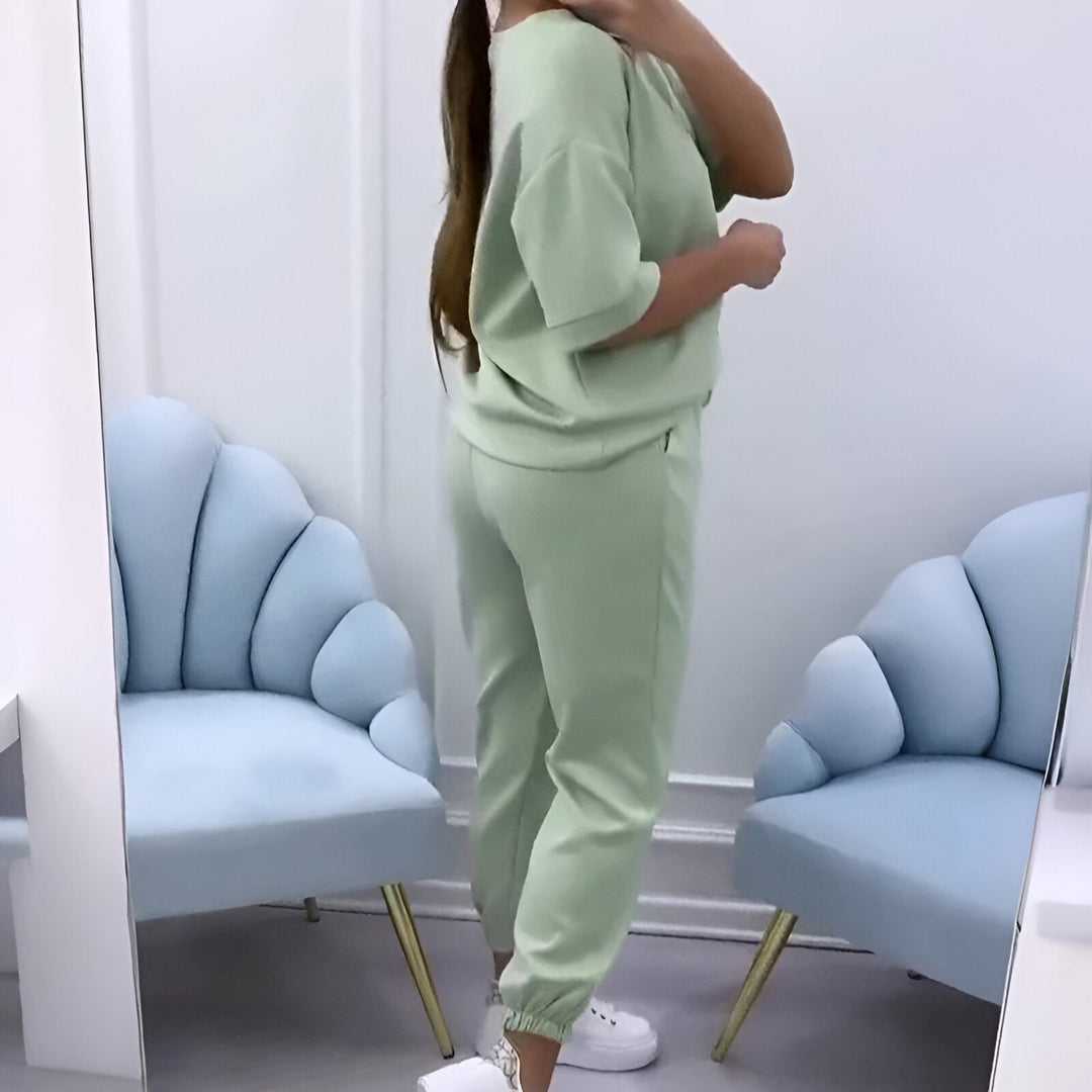 Norma | Short Sleeve Lounge Set