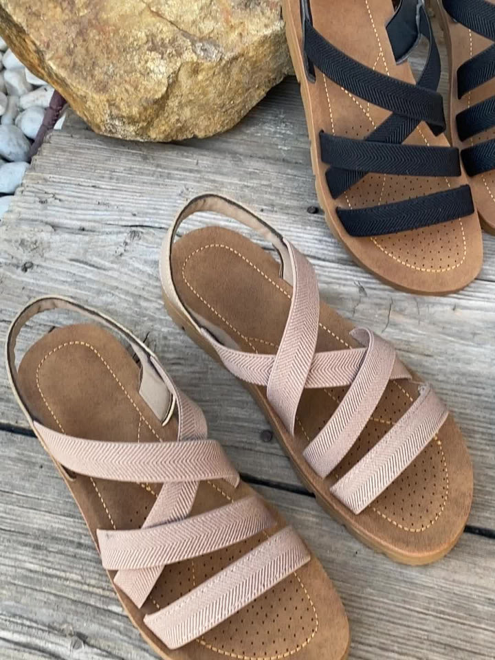 Ruth | Comfortable Support Strap Sandals with Stable Sole