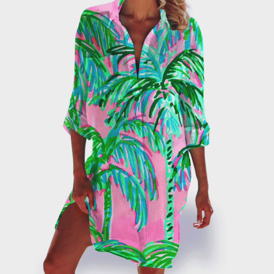 Tessa – Vibrant Print Shirt