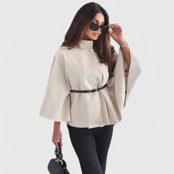 Nyssandra™ | Belted Butterfly Sleeve Jacket