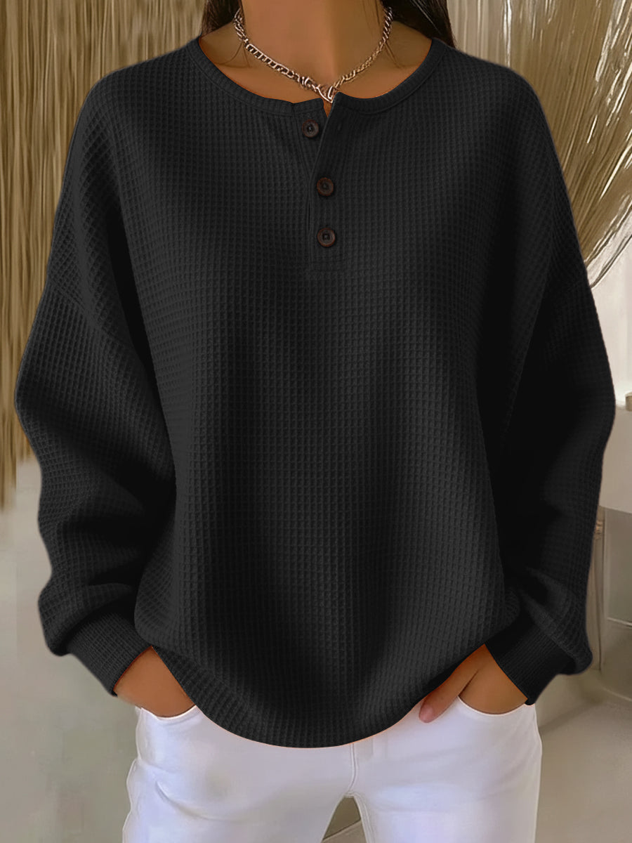 Annelie™ | Stylish, casual Henley top