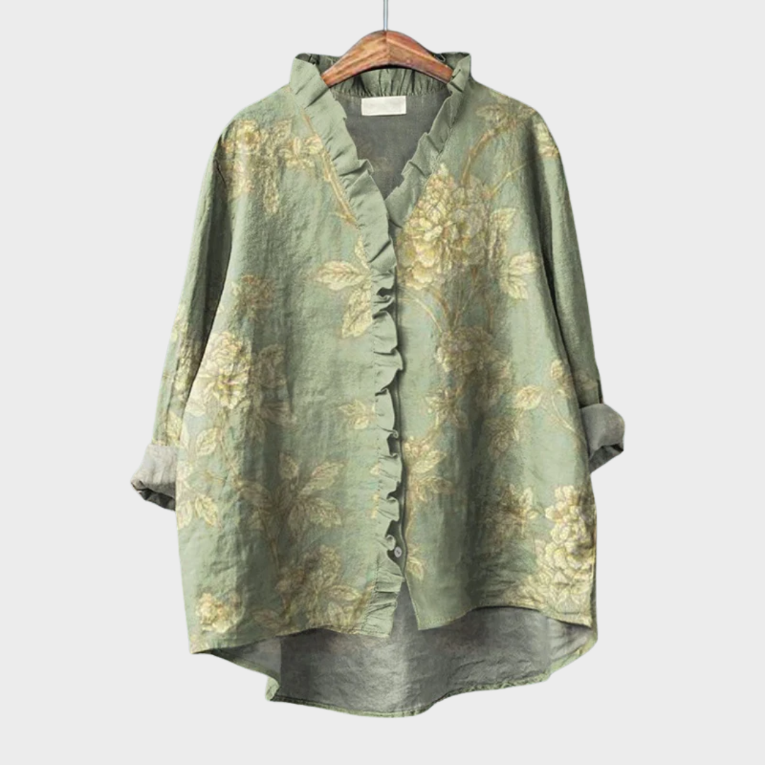 Rosalinde | Elegant Linen Blouse