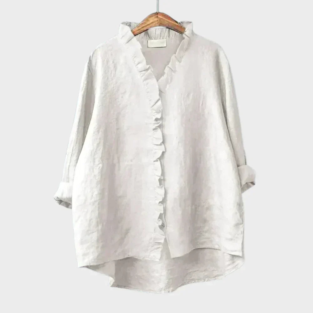 Eline | Elegant Linen Blouse