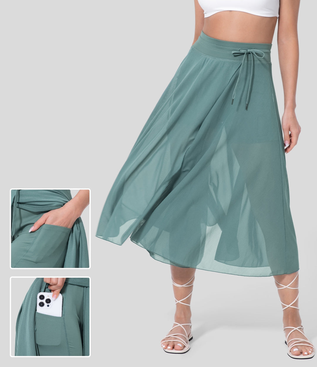 Reverie™ | 2-in-1 Midi Skirt