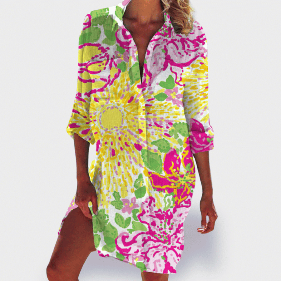 Tessa – Vibrant Print Shirt