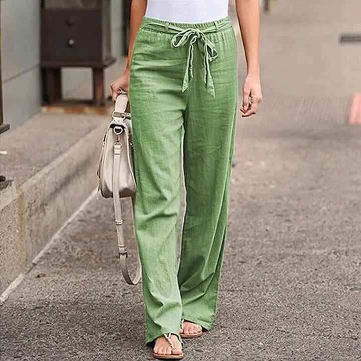 Inga™ | Stretch Linen Trousers