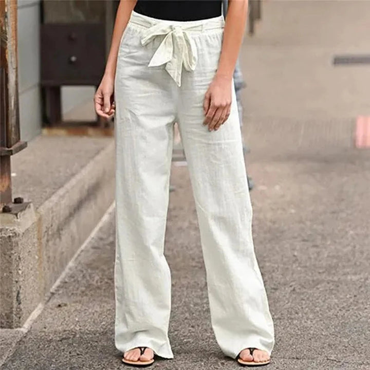 Inga™ | Stretch Linen Trousers
