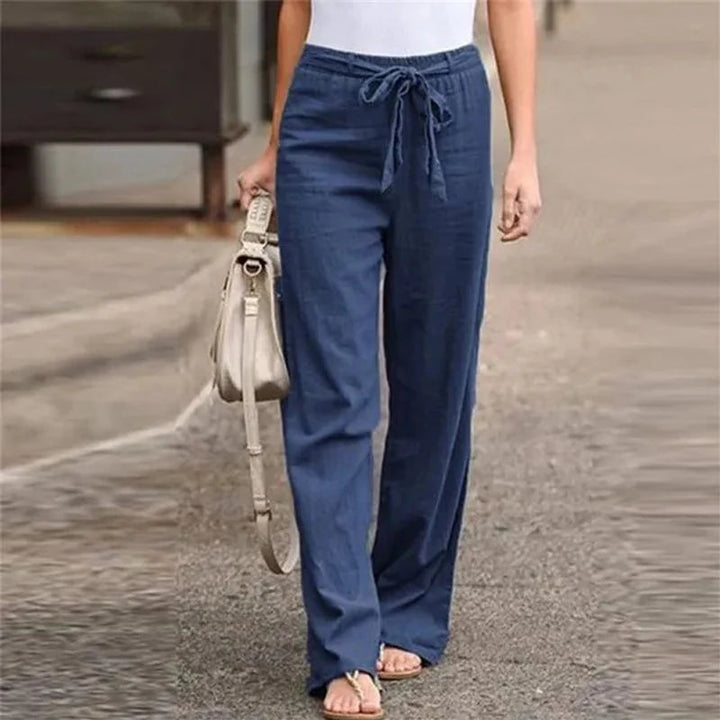 Inga™ | Stretch Linen Trousers