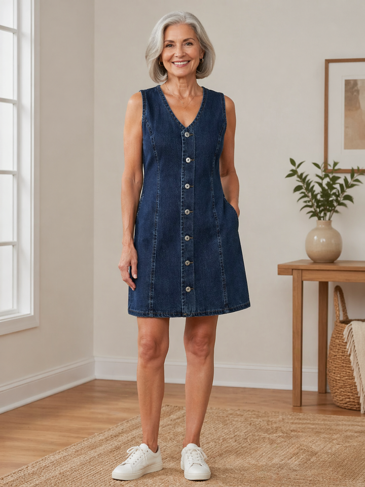 Lila – Denim Mini Dress