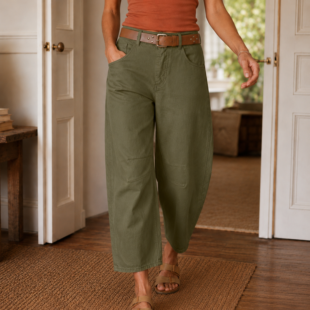 Cropelle™ | Cropped Straight Pants
