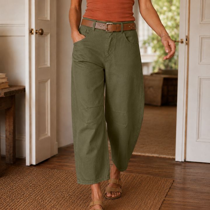 Cropelle™ | Cropped Straight Pants