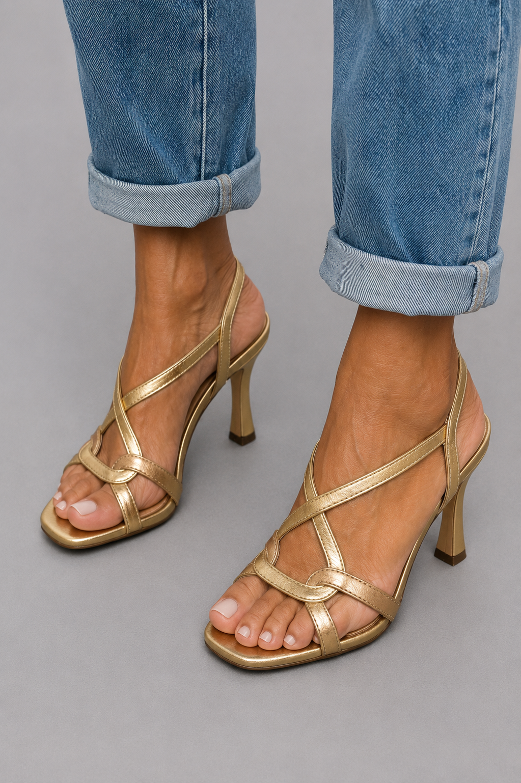 Elisabetta | Golden Charm Sandals