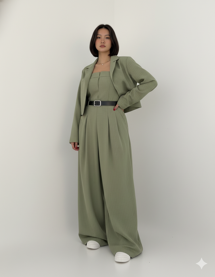 Eclat™ - Women's Bustier + Jacket Set – Elegant & Trendy Style