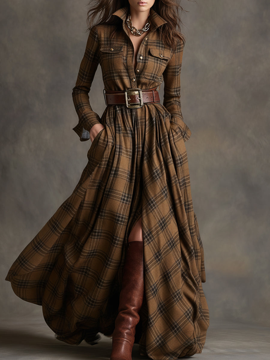 Jacqueline - Classic Button-Up Shirt Dress
