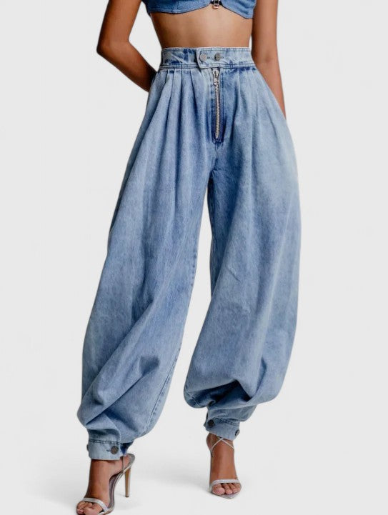 Johara™ | High-Waist Balloon Jeans