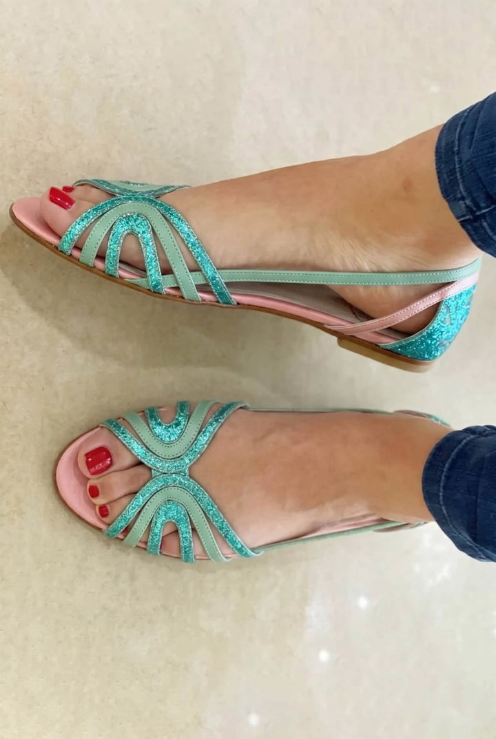Eleonora | Golden Light Sandals