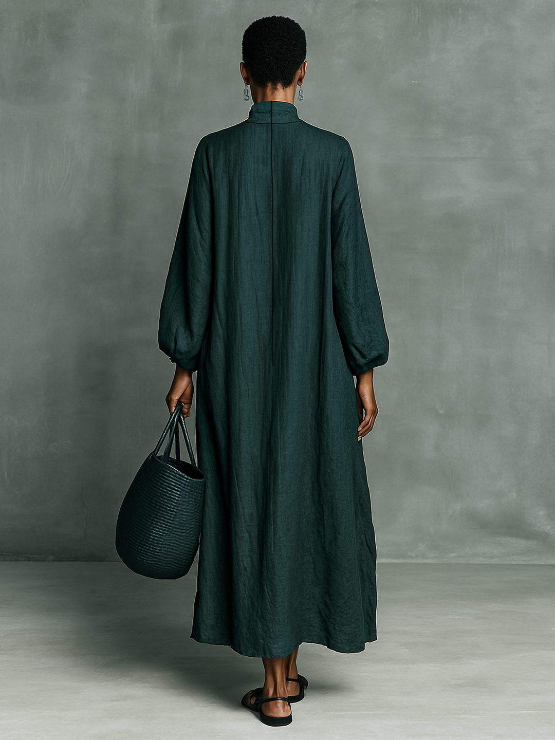 Alora™ | Premium Linen Maxi Dress