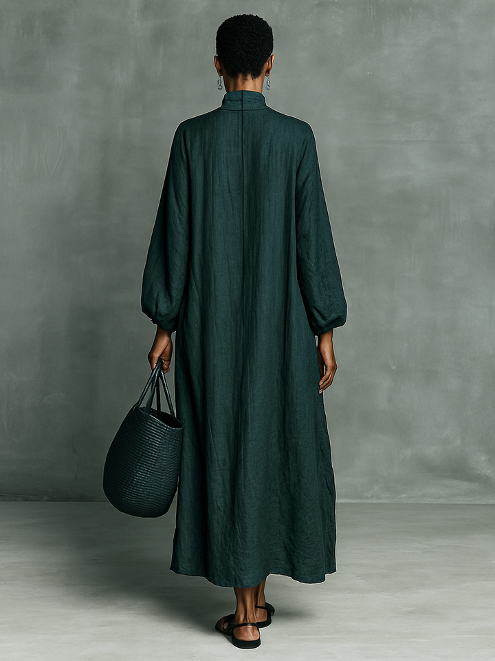 Alora™ | Premium Linen Maxi Dress