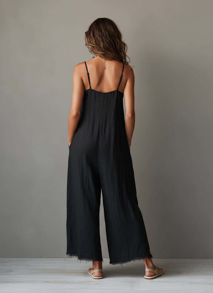 Léa – Minimalist Linen Jumpsuit