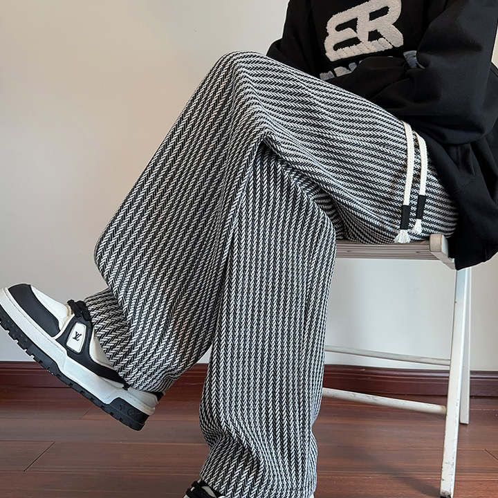 Xaviera™ | Herringbone Relaxed Sweatpants
