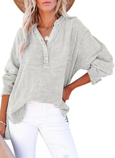 ODETTE – RELAXED ELEGANCE BUTTON BLOUSE