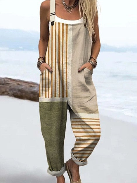 Halle™ | Striped Coastal Overalls