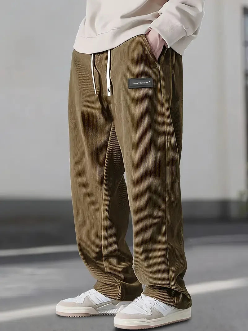 Scarlat™ | Loose-Fit Corduroy Pants