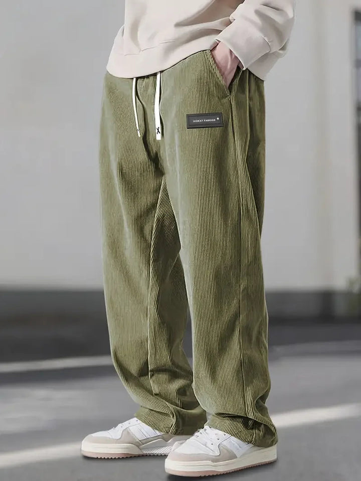 Scarlat™ | Loose-Fit Corduroy Pants