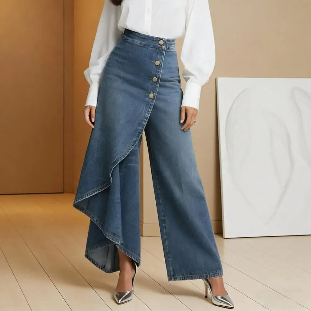 Saffi™ | Wide-Leg Denim Pants