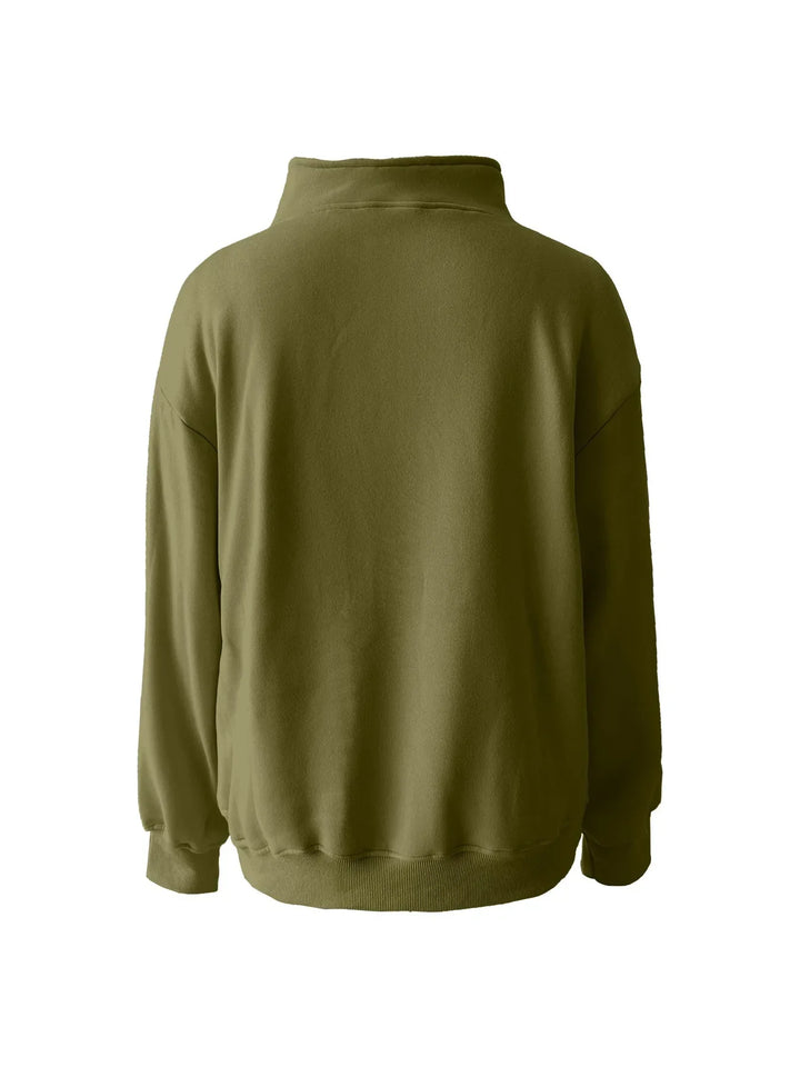 Lustre | Quarter-zip Pullover Sweatshirt