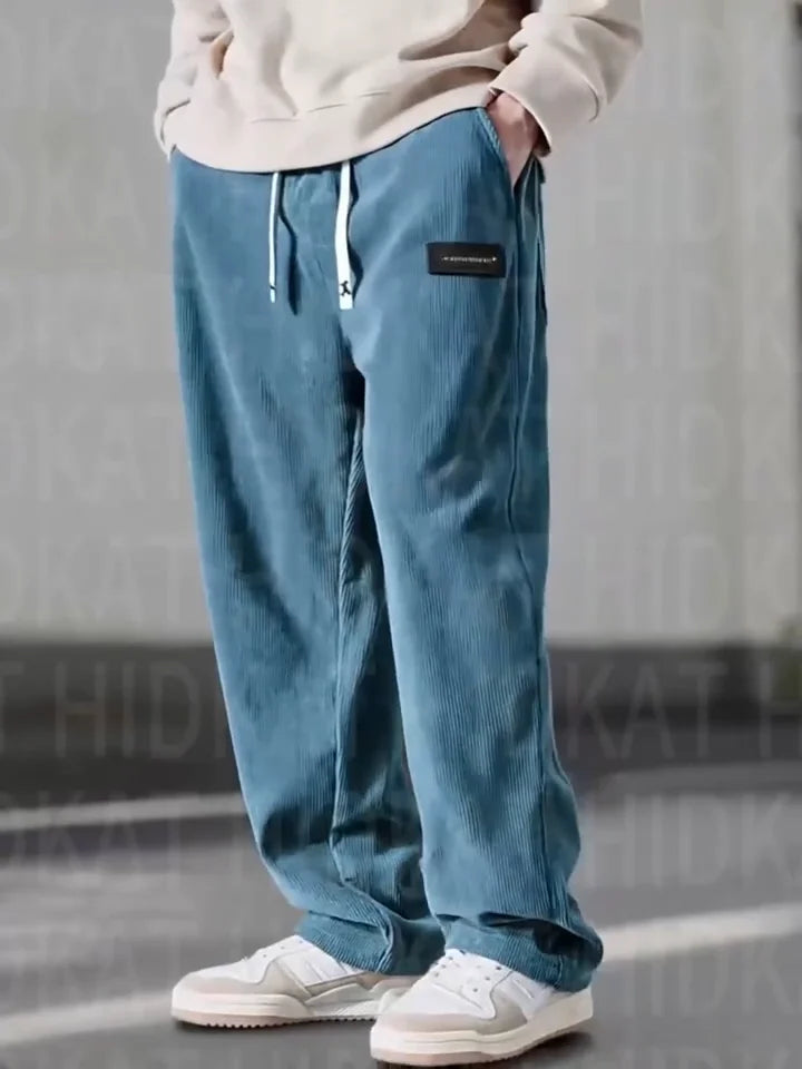 Scarlat™ | Loose-Fit Corduroy Pants