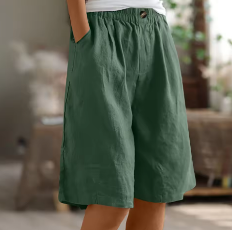 Zyla™ | Linen Drawstring Shorts