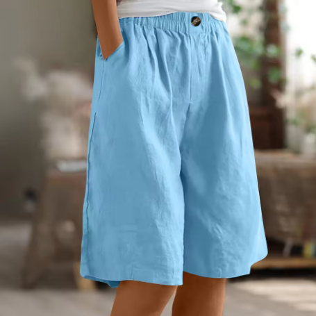 Zyla™ | Linen Drawstring Shorts
