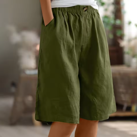 Zyla™ | Linen Drawstring Shorts