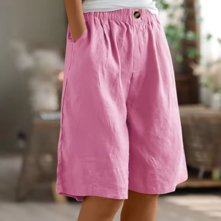 Zyla™ | Linen Drawstring Shorts