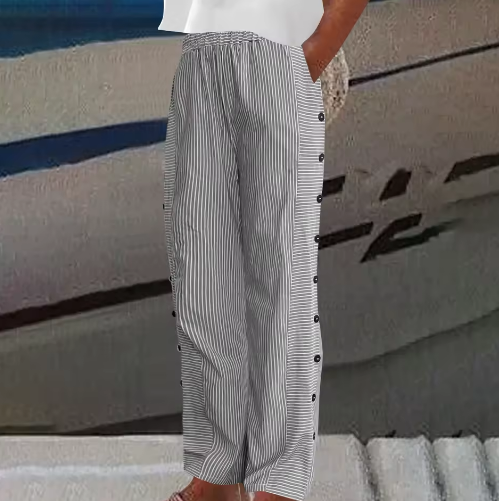 Sharlene™ | Striped Loose-Fit Pants