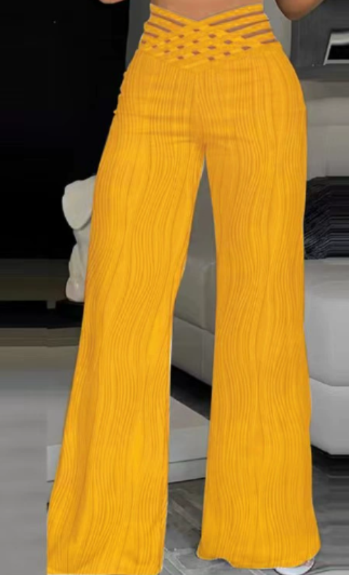 Orla™ | High-Waist Crisscross Trousers